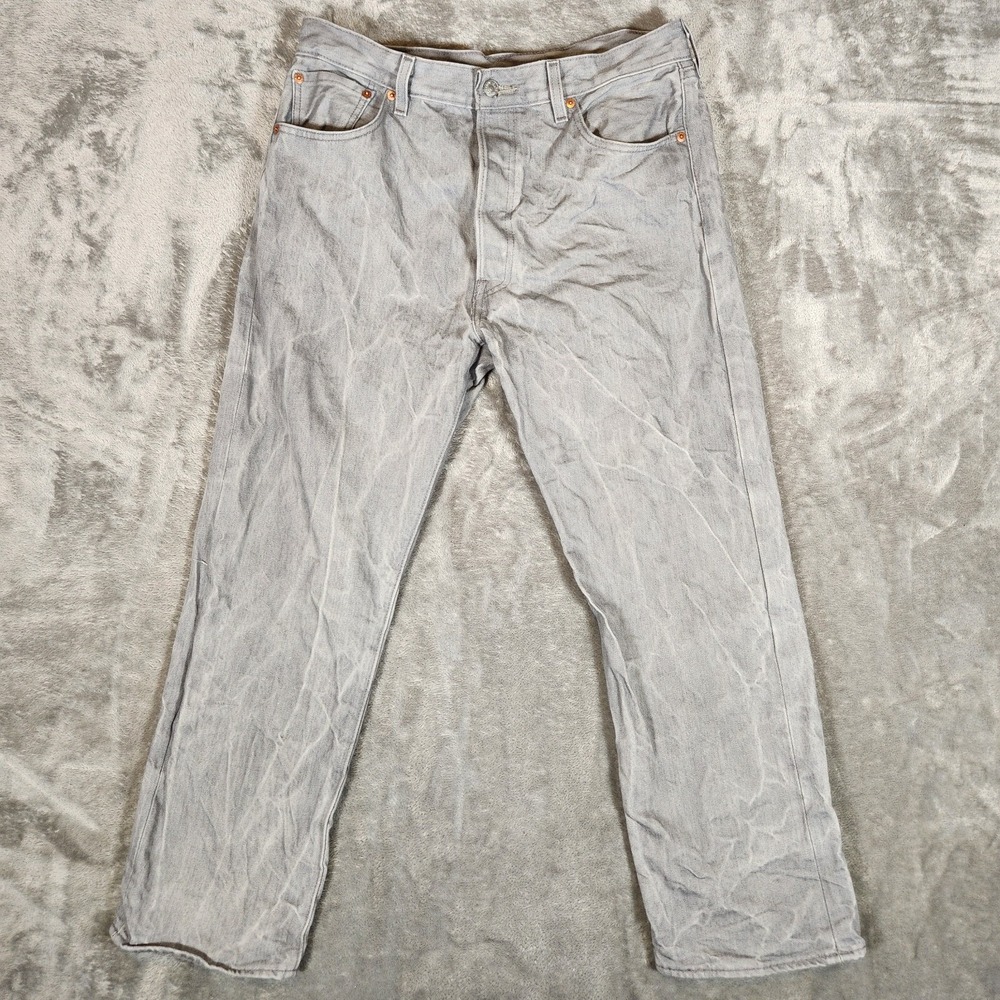 Levi's 501XX Jeans Men's 34X29 (Tag 36X30) Straight Fit Greystone Marble